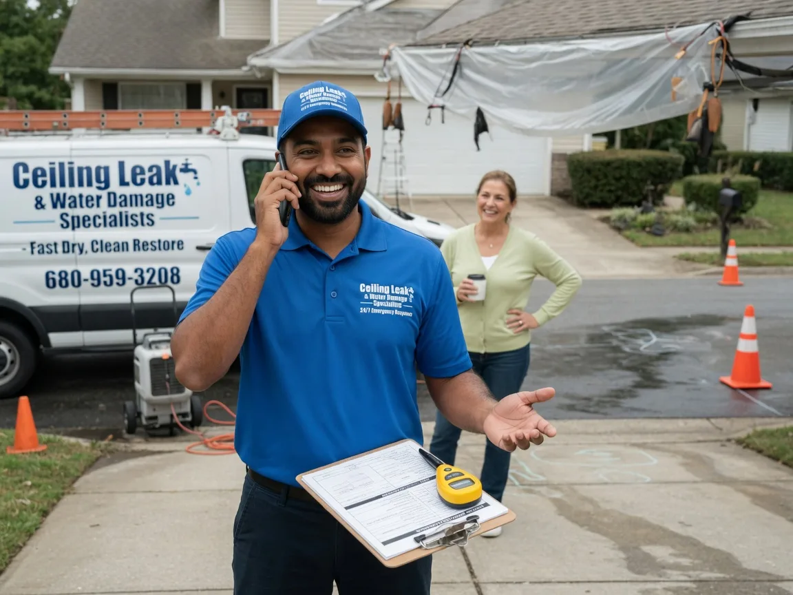 Ceiling Leak Cleanup Pearcy, AR FAQs