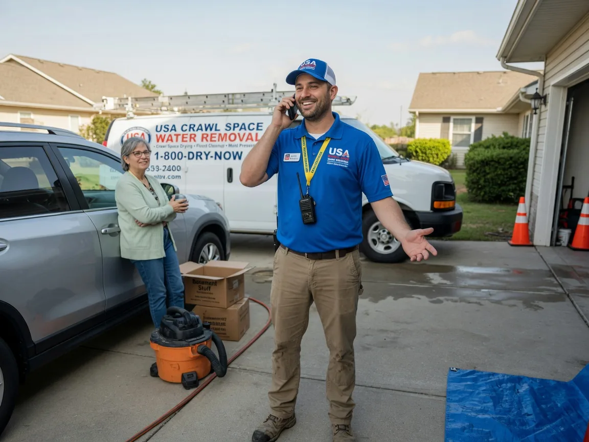 Crawl Space Water Removal Pearcy, AR FAQs